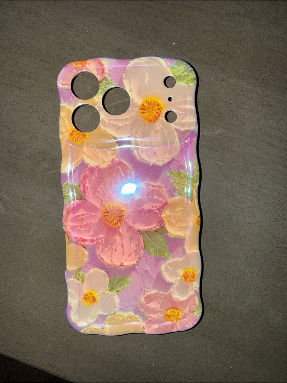 Pastel Floral Phone Case - Pink & Lavender Protective Cover